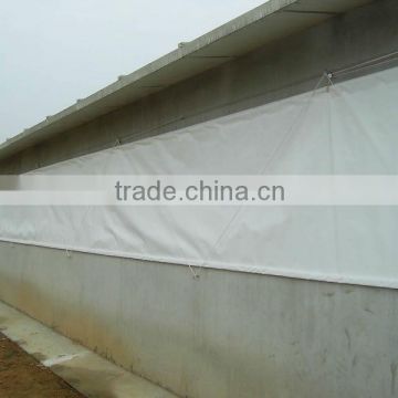 Curtain system for rabbit farm