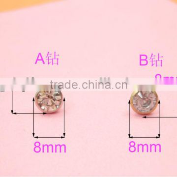 wholesale Decoration Handbag 8mm 9mm 10mm diamondA and B rivet without cap