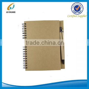 Promotional recycle kraft stone paper notebook