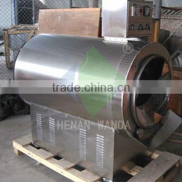 Manufacturer ! stainless steel roaster machine for sesame and peanuts