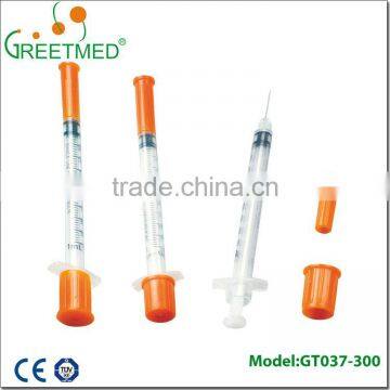 Hot-sale style 0.5ml insulin syringe