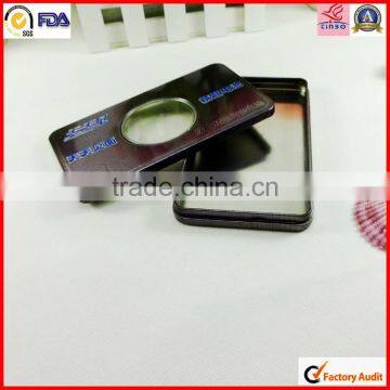 factory sale rectangle custom battery tin box