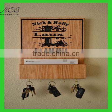 Wooden mail organizer wooden key holder Wooden gifts