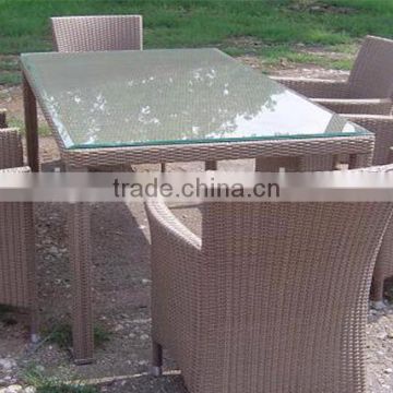 2017 Sigma trade assurance weatherproof cheap glass resin wicker antique french coffee table