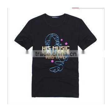 O-neck Men Customized T shirts Short Sleeves Wholesale 2013
