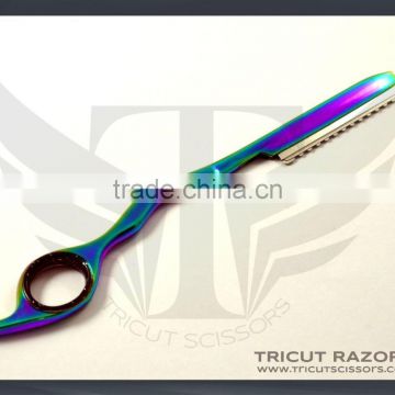 Hair Styling Thinning Shaper Multi-Color Feather Razor