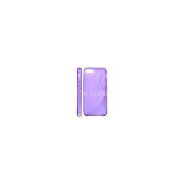 Fashion light weight TPU + PC skidproof purple iPhone 4S TPU Cases / cover for ladyes