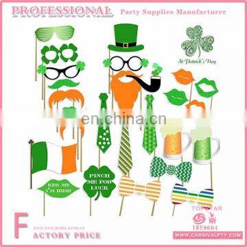 Adult Saint Patrick Party Decoration Green Photo Booth Props For Irish Party