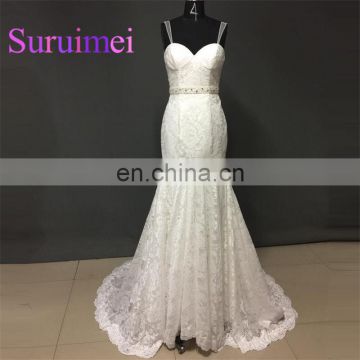 Free Shipping Wedding Dresses Mermaid Gowns with Beaded Sext Wedding Party Dress New Arrivals