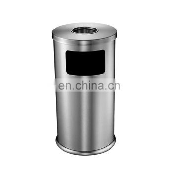 High quality chinese products garbage can metal storage containers buckets with lids and ashtray