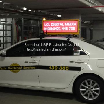 Taxi Top LED Billboard In Australia  Taxi Topper LED Sign
