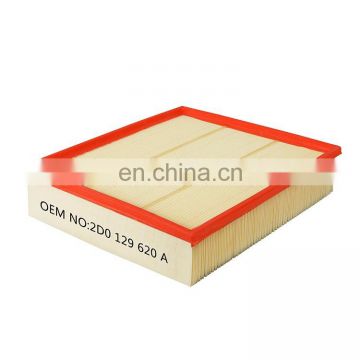 Auto engine parts air filter paper 2D0129620A for German cars