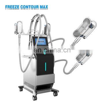 freeze contour max crio lipolisis 4 handle cryo fat freeze slimming machine