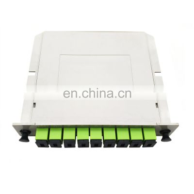 UNIONFIBR PLC Splitter LGX BOX SC/UPC Connector Single Mode SM G657A1 insert fiber optic splitter 8 way fiber optic splitter box