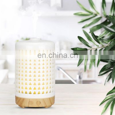 Home Office 7 Color Led Night Lights Auto Shut-off Ceramic Ultrasonic Diffuser Humidifier
