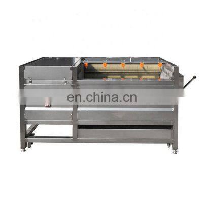 Stainless Steel Mstp-80 Brush Type Industrial Potato Beetroot Processing Machine Potato Beetroot Washing Peeling Machine