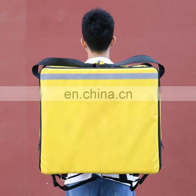 Waterproof Custom Print Thermal Insulated Backpack Fast Food Cooler Bag Delivery