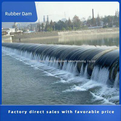 Water filled or inflatable rubber dam, farmland irrigation