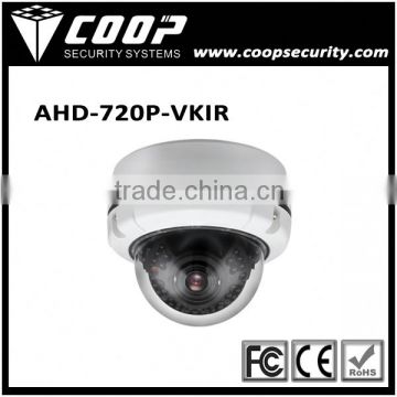 1.0Mega High HD Vandalproof AHD IR Dome camera