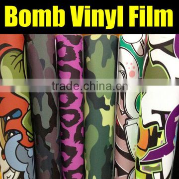 Bomb vinyl film for car body wrap 1.52*30m