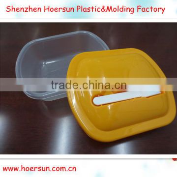 Cheap Price Take Away Plastic Lunch Box With Cutlery