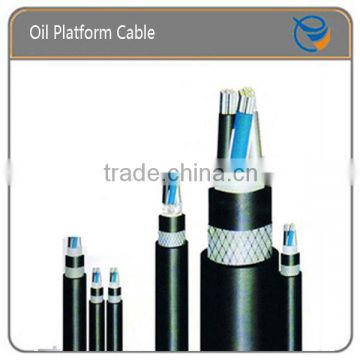 PVC Insulated PVC Sheathed Power Cable for Oil Platform