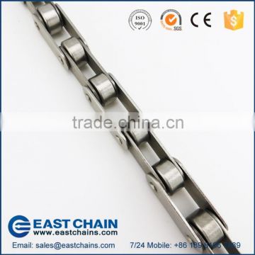 A series double pitch 31.75mm 304 stainless steel conveyor chain C2052 with big roller