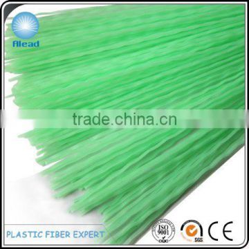 Cross profile cross section strong PP filament yarn for making sweeper / motor sweeper