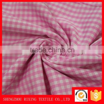 Polyester Yarn-dyed checked Fabric for shirt