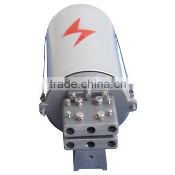 Overhead line 48 Core ADSS/OPGW fiber optic cable joint box