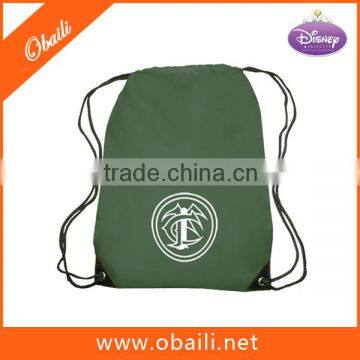 Promotional polyester drawstring bag