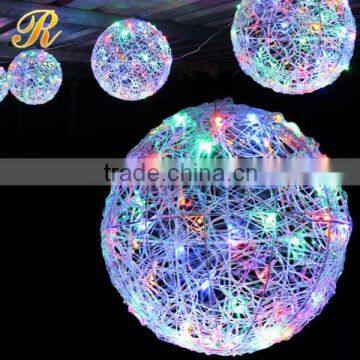 2015 themed party decorations flashing led balls Milan fashion show