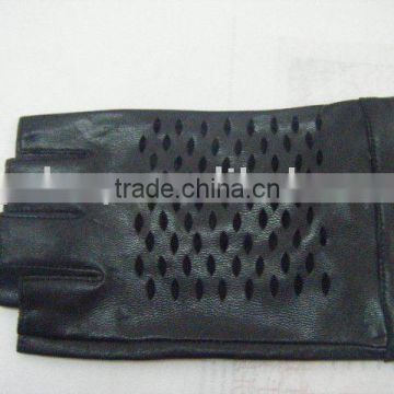 genuine leather fingleress gloves