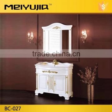 Orange coffee color china supplier soild wood cabinet with new design