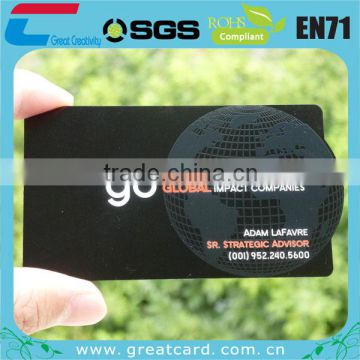 Different Shape with anodized black Stainless Steel card & Metal card