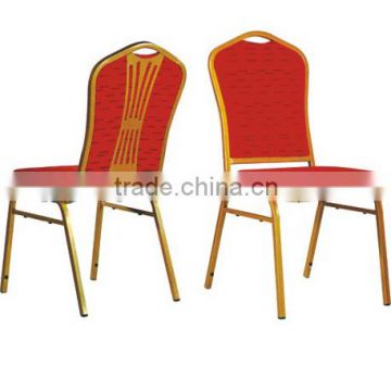 Luxury Hot Sale Fashionable Stacking Banquet wedding Chairs With Back Flower