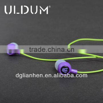 ULDUM 2013 mp3.4.5 player earbud earphone portable cheap wholesale stereo earphone headphone