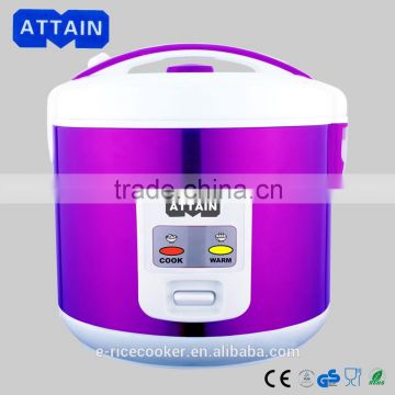 purple color stainless steel tabletop cooker