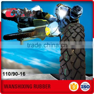 High Quality China Tyre Wholesalers For Motorcycle 110/90-16 TL