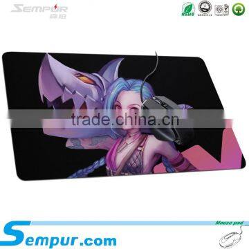 Personality Desings Mousepad with Textile Surface Non-Slip Rubber