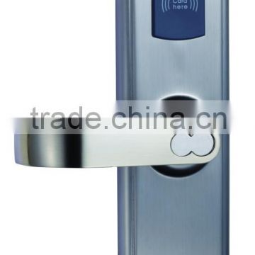Stainless steel hotel door card lock with management software