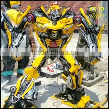 FRP Transformers robot mall Plaza large sculpture movie characters 3D
