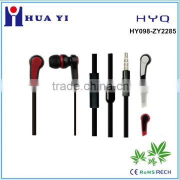 ISO9001 Factory directly offer Good quality cheap Earphone with CE and Rohs
