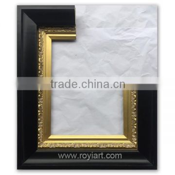 Seamless casing wood Frame for antique museum oil painting usage