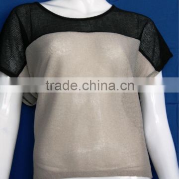 Short sleeve round neck latest-shirt-designs-for-women