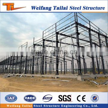 Structural steel warehouse with factory