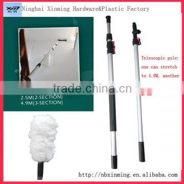 Telescopic pole ceiling duster