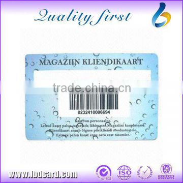 Ntag216 Membership PVC Cards With Barcode