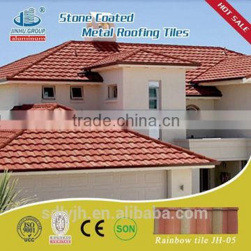 maintenance free roofing materials / stone coated metal roof tiles