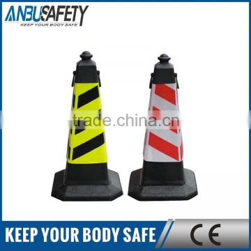 70CM Square Rubber Traffic Cone for road work